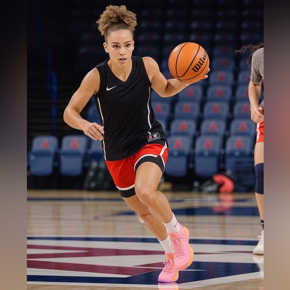 Nike Girls Basketball Jersey Active Athletic Muscle Tank Top Shirt M - Picture 1 of 4